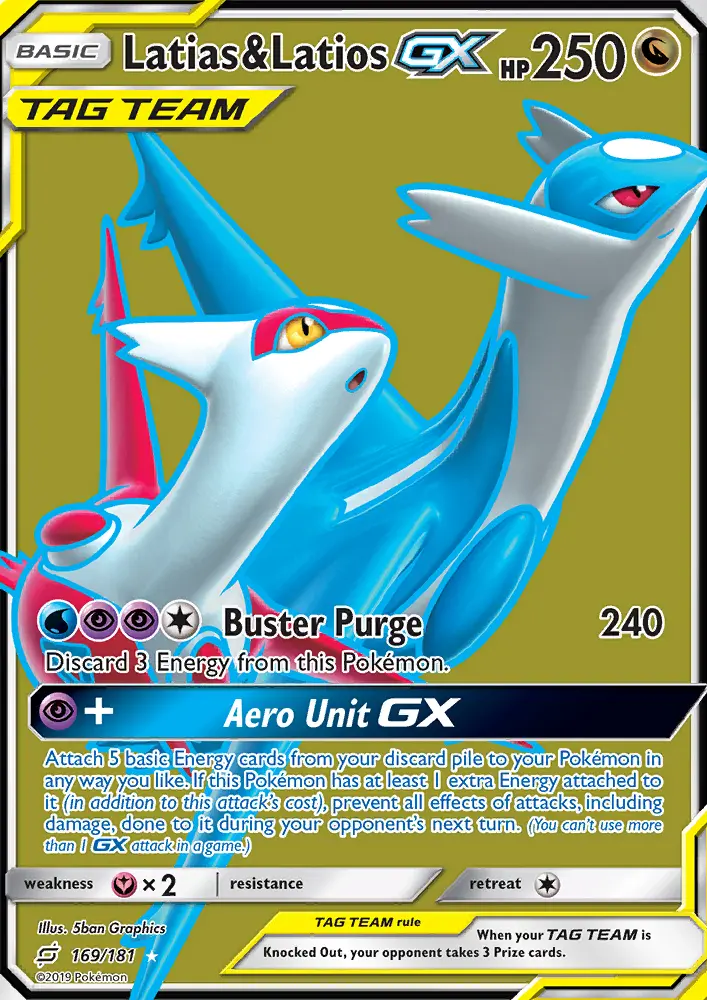 Latias & Latios GX, Team Up 169
