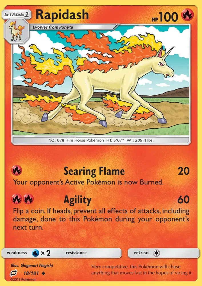 Rapidash, Team Up 18
