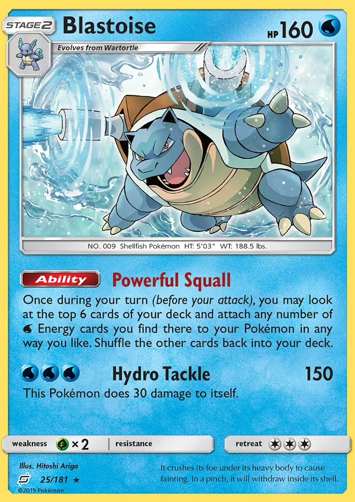 Blastoise, Team Up 25