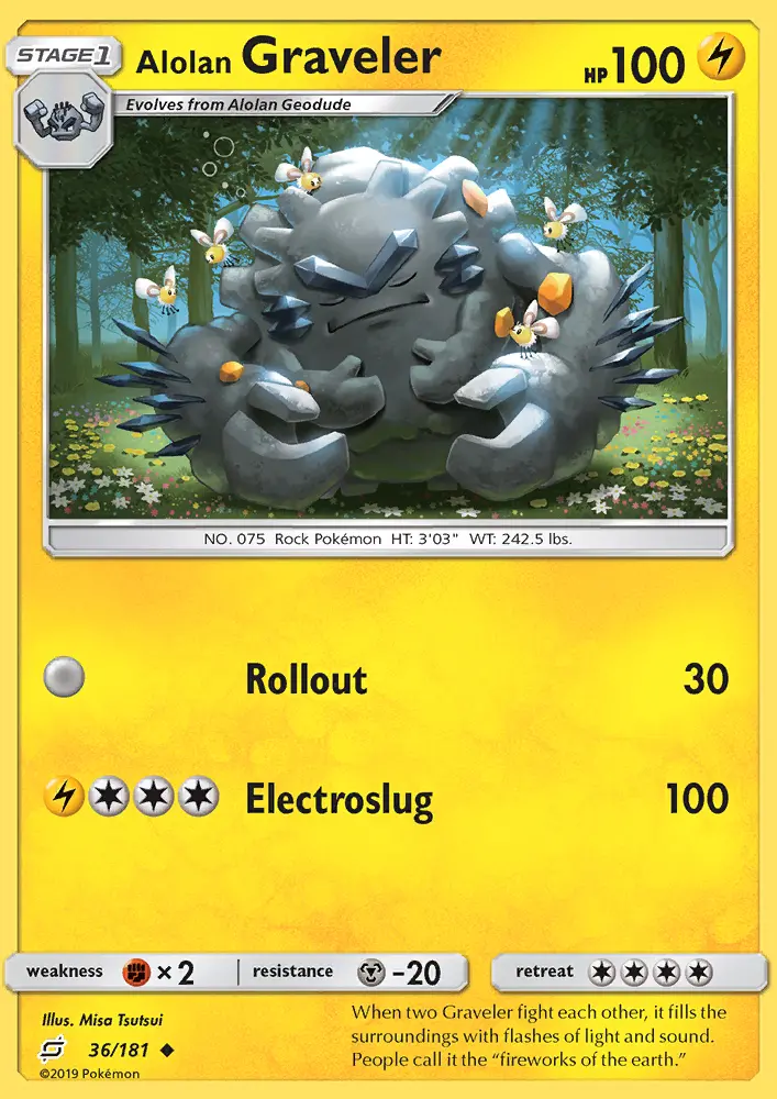 Alolan Graveler, Team Up 36