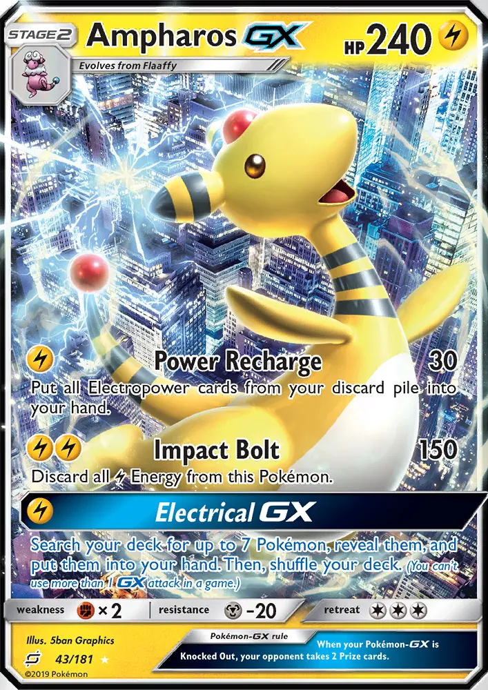 Ampharos GX, Team Up 43