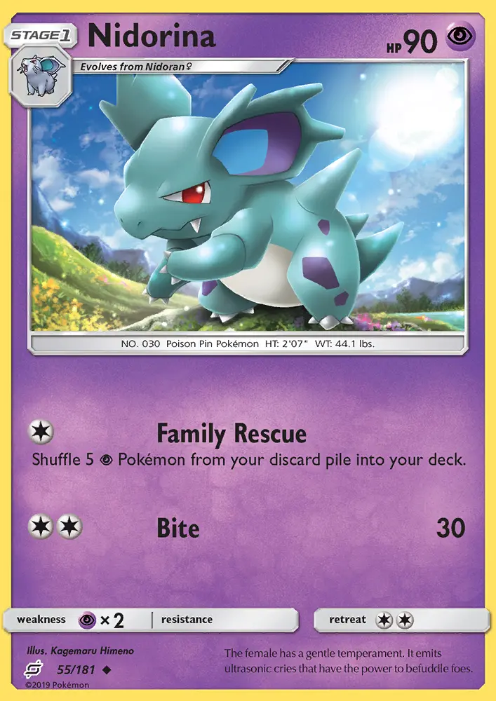 Nidorina, Team Up 55