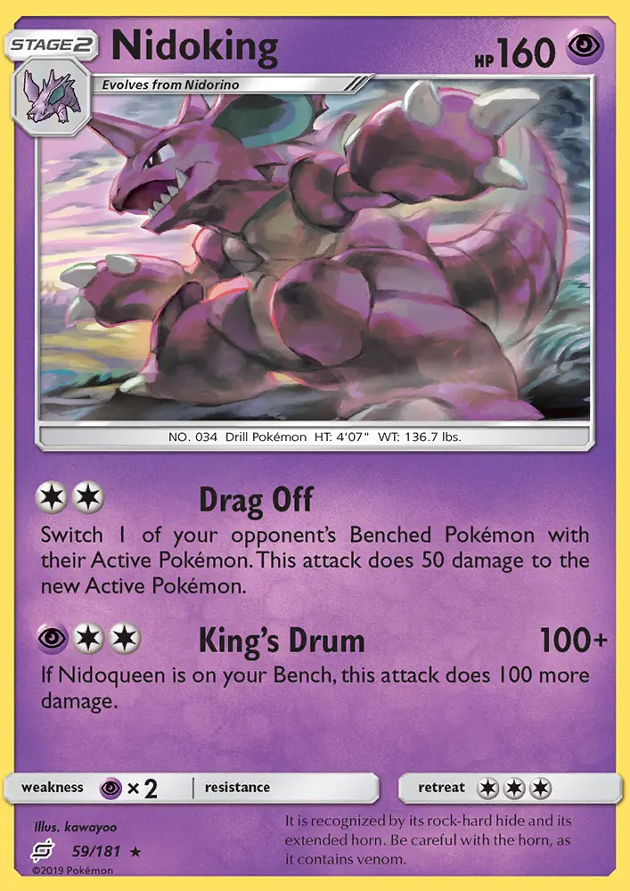 Nidoking, Team Up 59