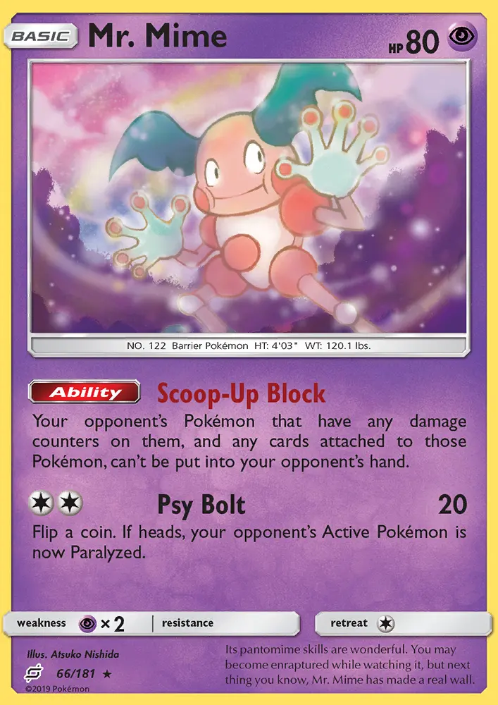 Mr. Mime, Team Up 66