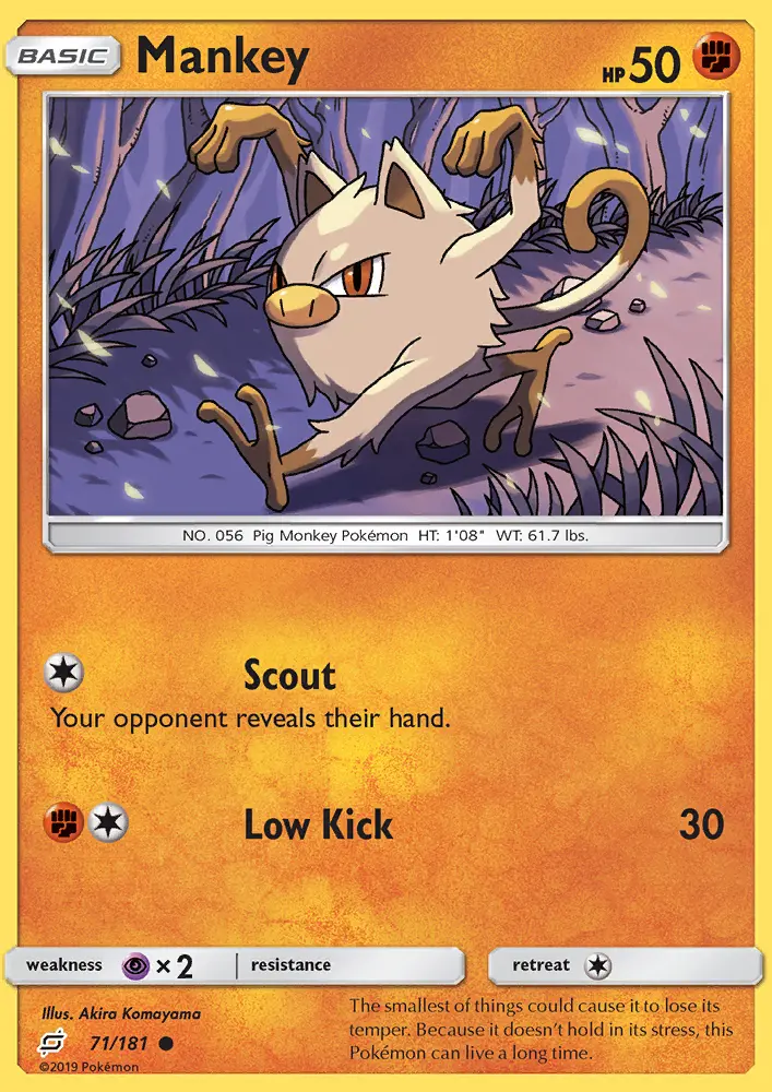 Mankey, Team Up 71
