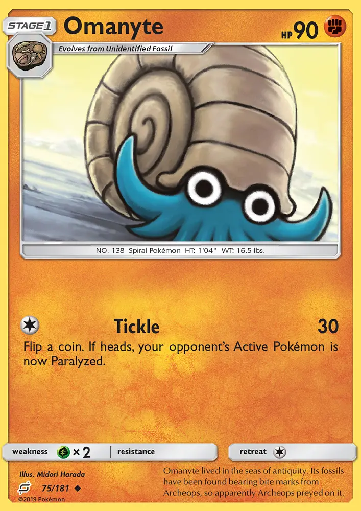 Omanyte, Team Up 75