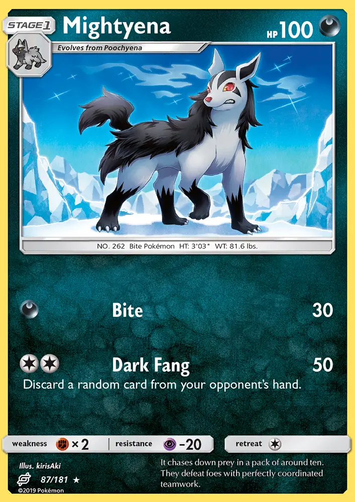 Mightyena, Team Up 87