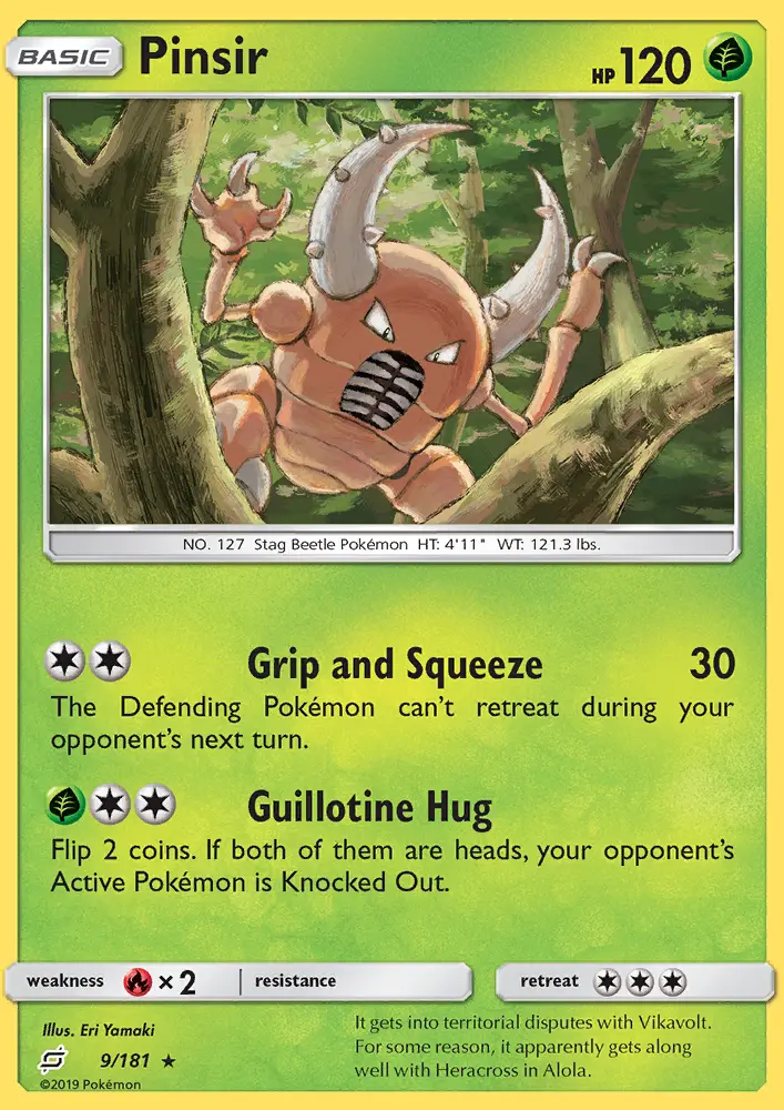 Pinsir, Team Up 9