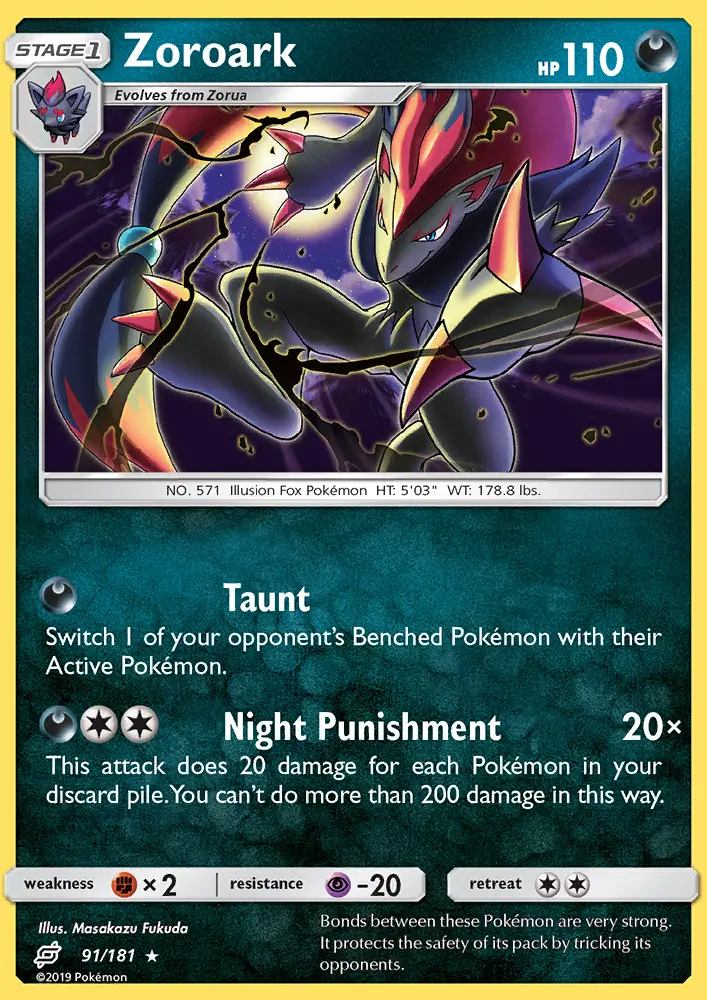 Zoroark, Team Up 91
