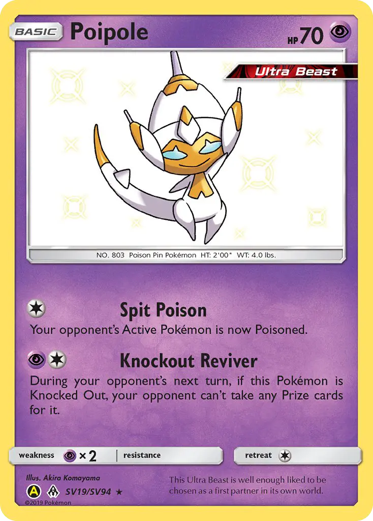 Poipole, Hidden Fates Shiny Vault SV19