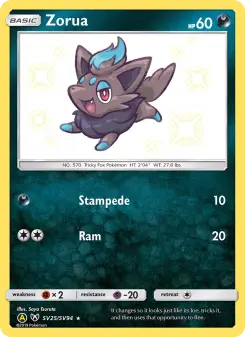 Zorua, Destinées Occultes Coffre Étincelant SV25