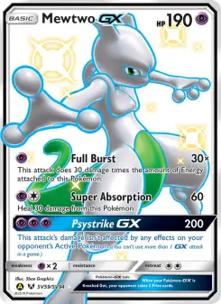 Mewtwo-GX, Destinées Occultes Coffre Étincelant SV59