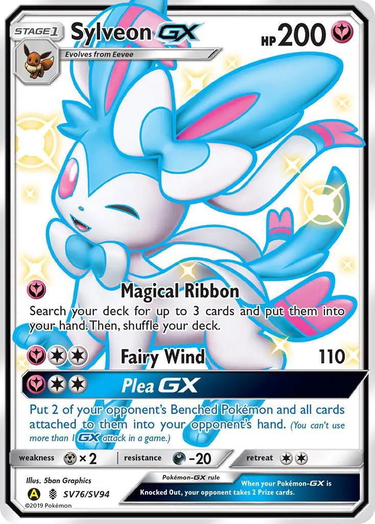 Sylveon-GX, Hidden Fates Shiny Vault SV76