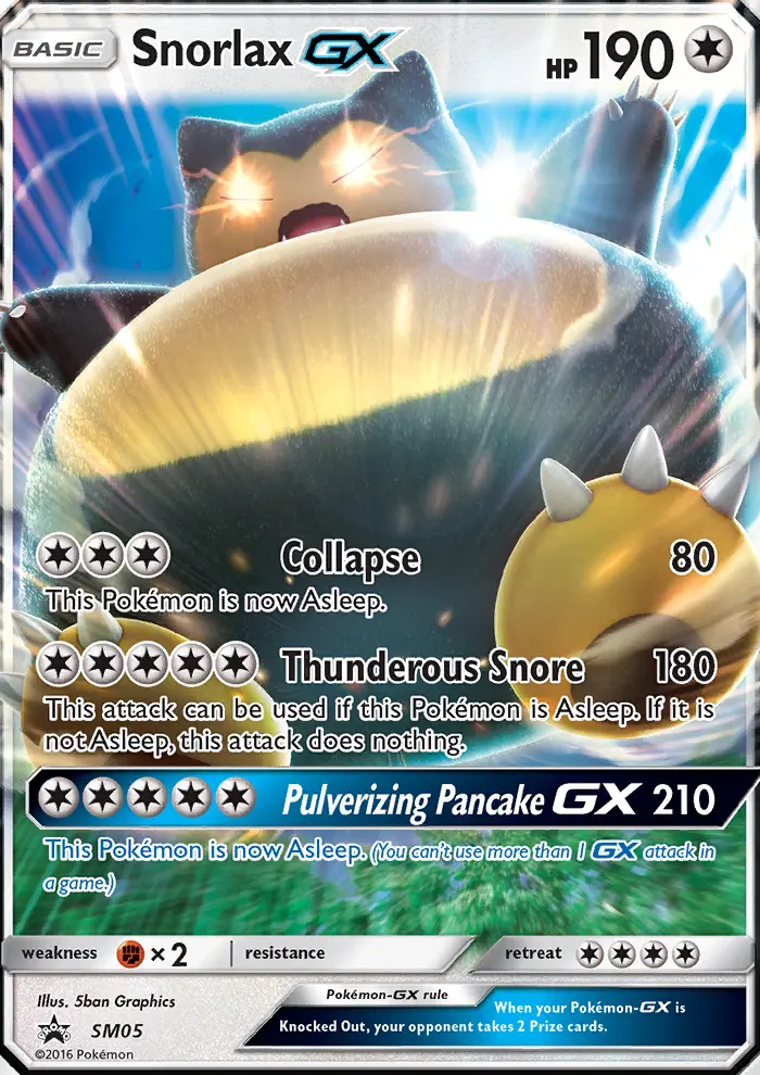 Snorlax GX, SM Black Star Promos SM05