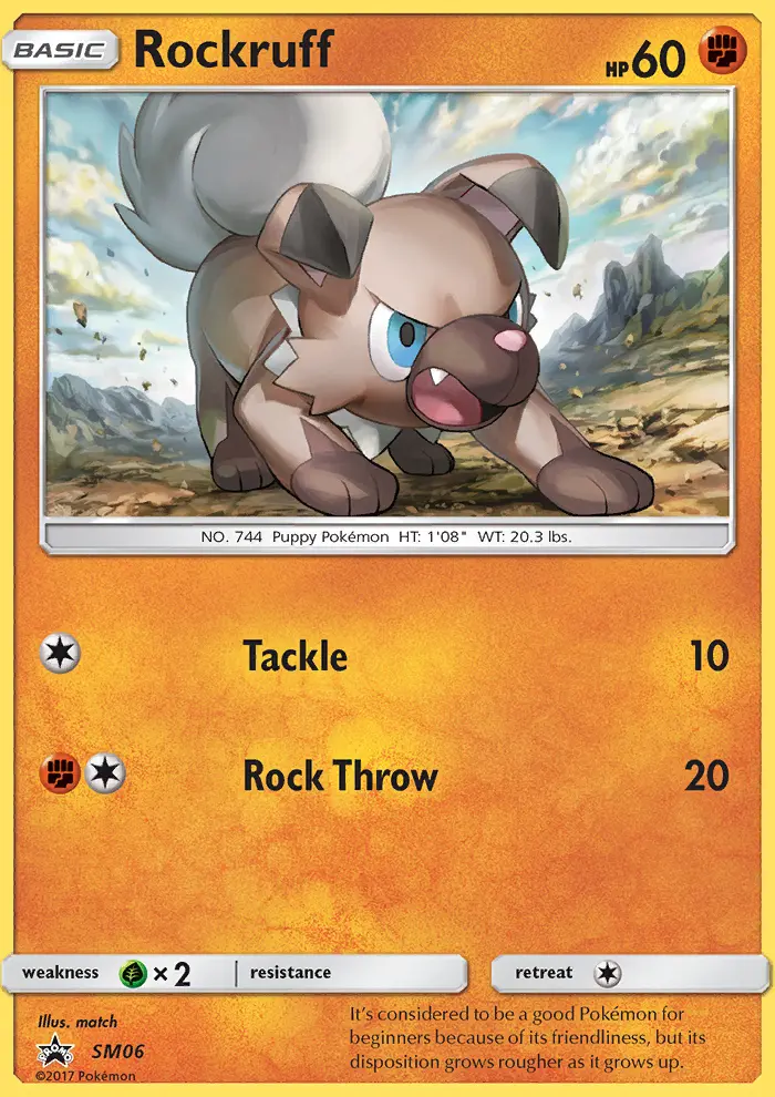 Rockruff, SM Black Star Promos SM06