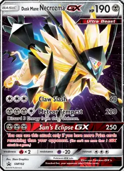 Necrozma Crinière du Couchant GX, Promo SM SM102