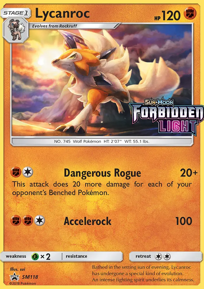 Lycanroc, SM Black Star Promos SM118