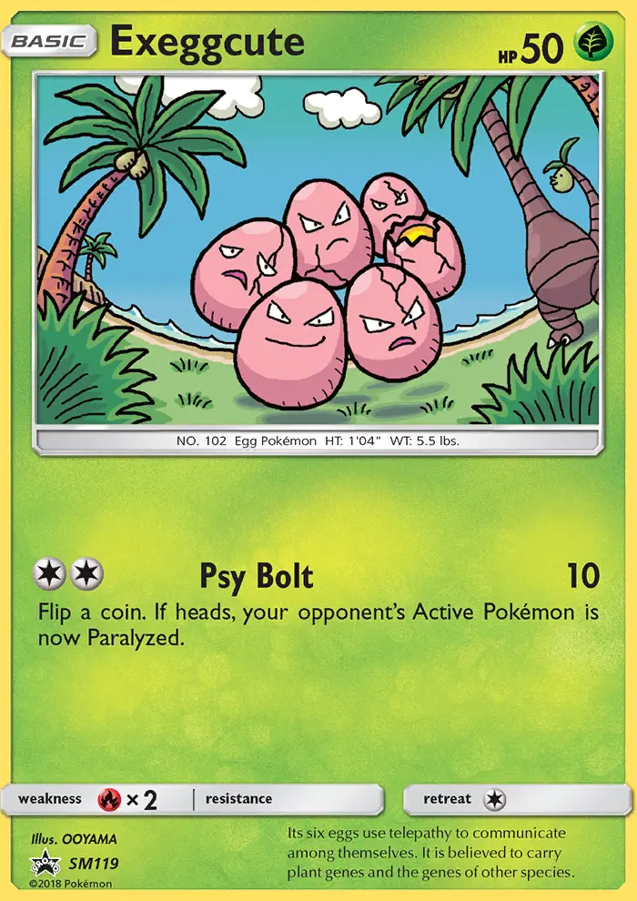 Exeggcute, SM Black Star Promos SM119