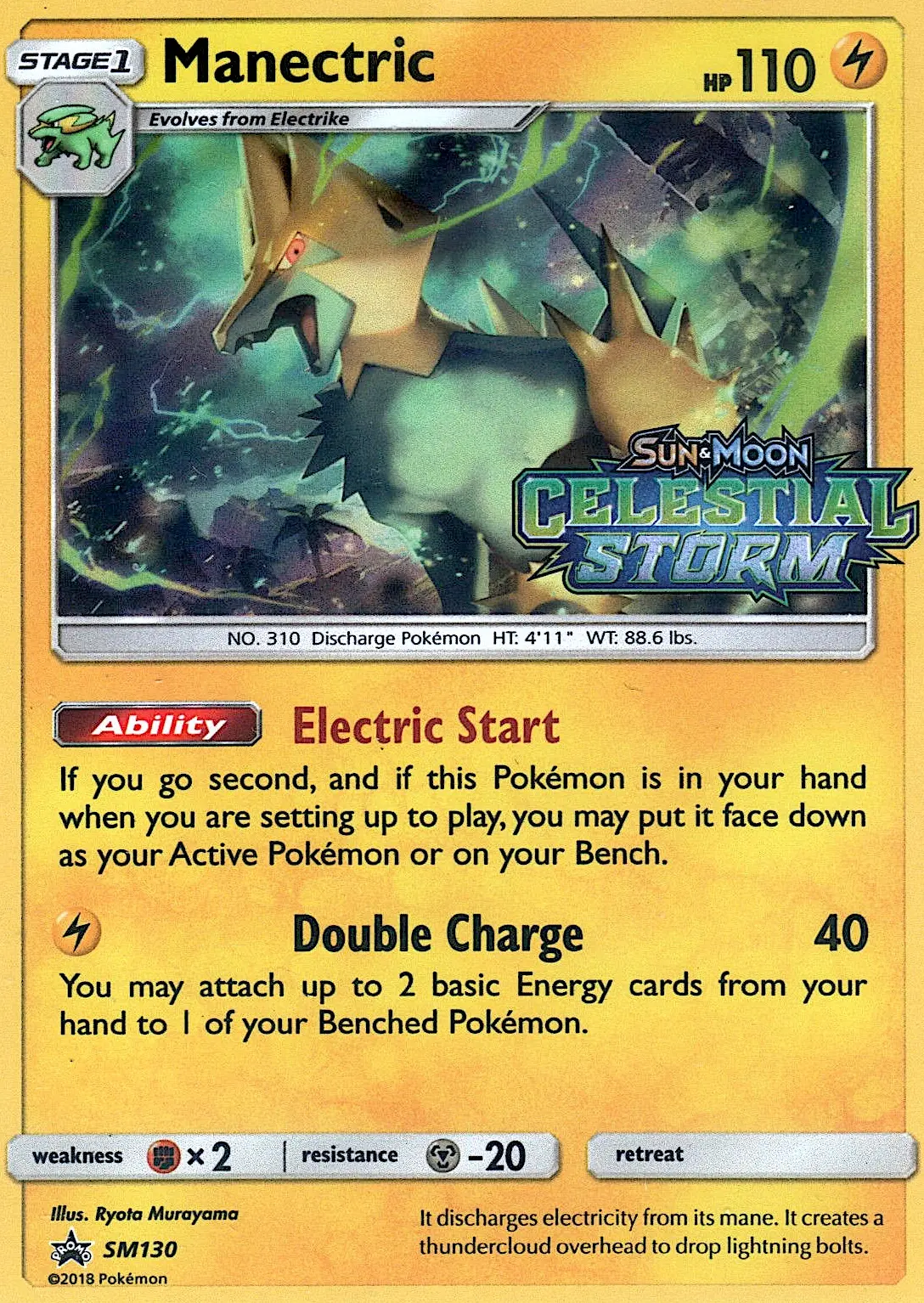 Manectric, SM Black Star Promos SM130