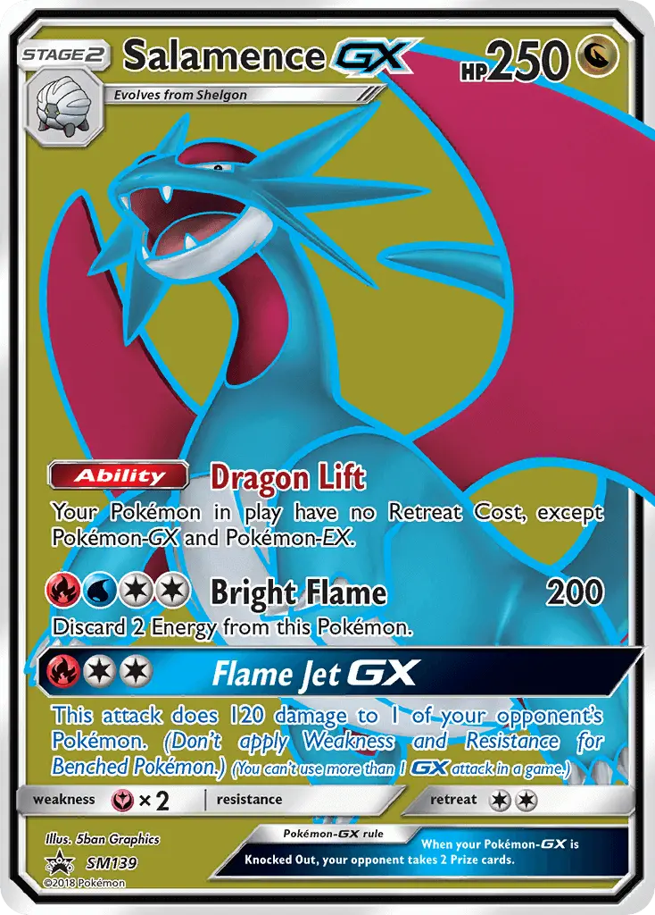 Salamence GX, SM Black Star Promos SM139