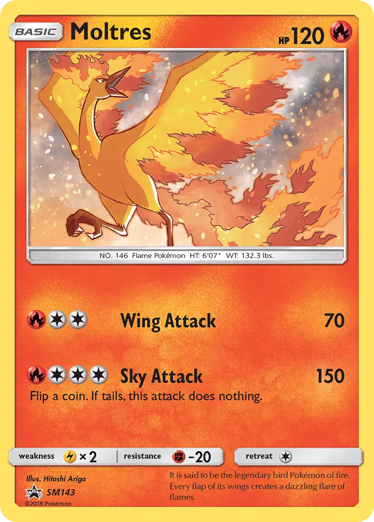 Moltres, SM Black Star Promos SM143