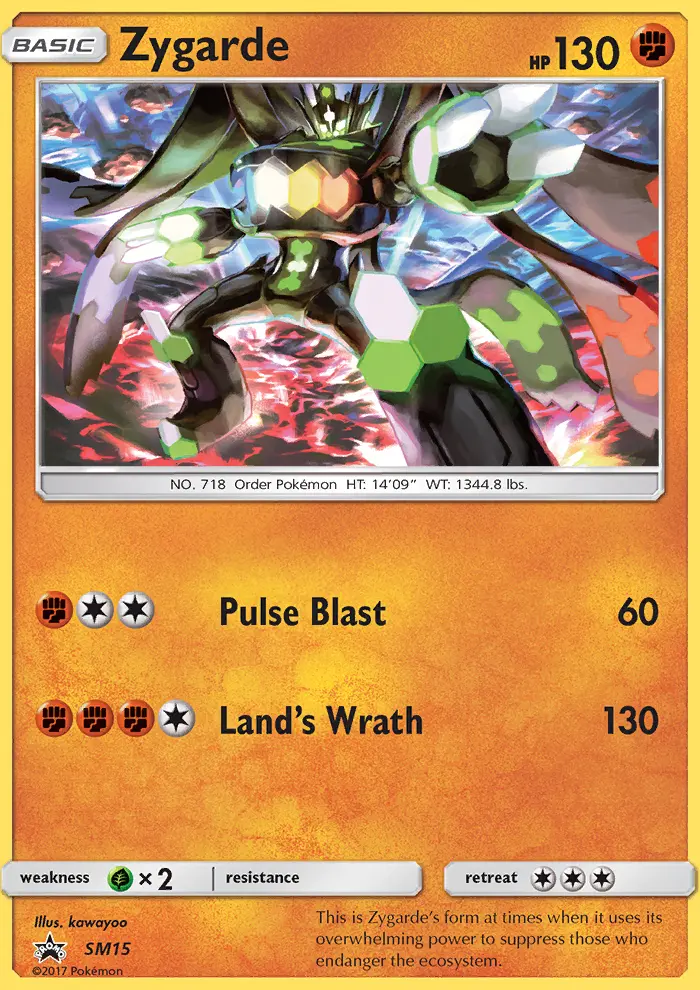 Zygarde, SM Black Star Promos SM15