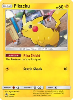 Pikachu, Promo SM SM157