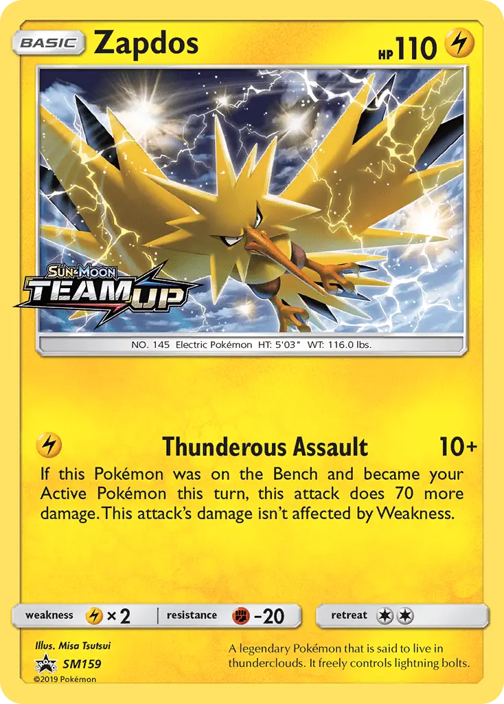 Zapdos, SM Black Star Promos SM159