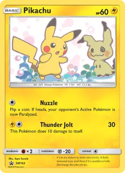 Pikachu, Promo SM SM162
