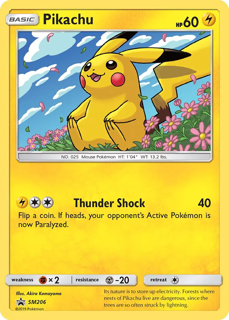 Pikachu, SM Black Star Promos SM206