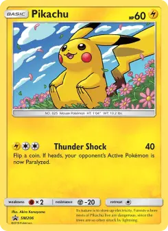 Pikachu, Promo SM SM206