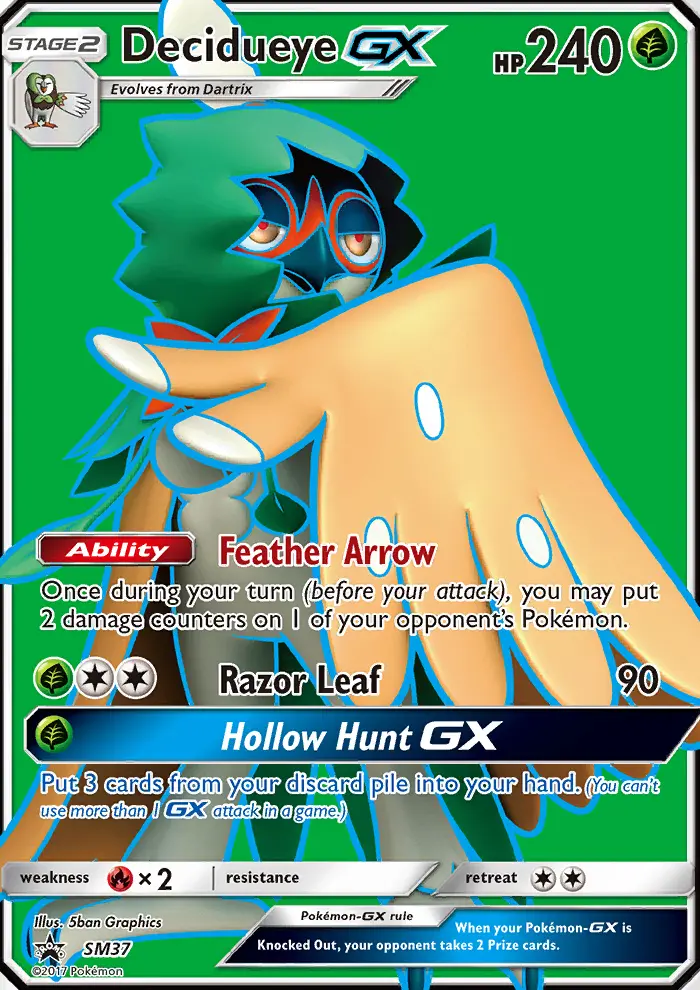 Decidueye GX, SM Black Star Promos SM37