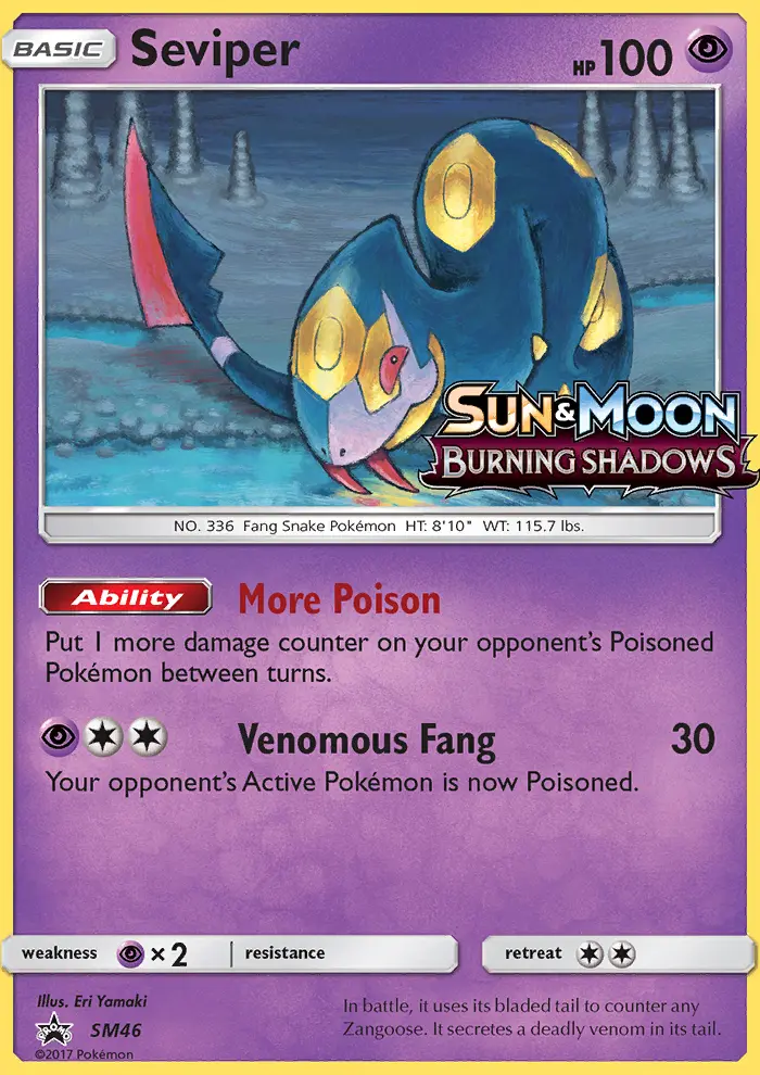 Seviper, SM Black Star Promos SM46