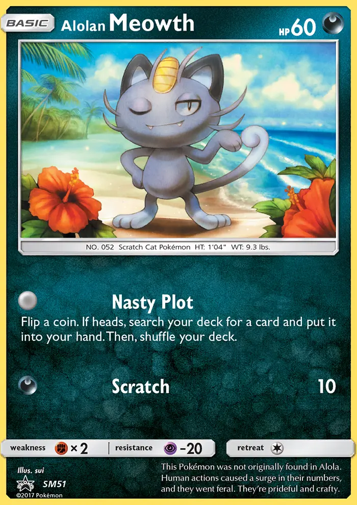 Alolan Meowth, SM Black Star Promos SM51