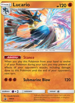 Lucario, Promo SM SM54