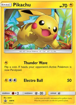 Pikachu, Promo SM SM76