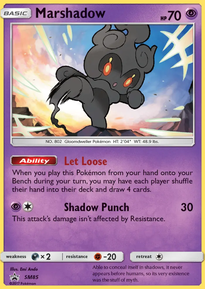 Marshadow, SM Black Star Promos SM85