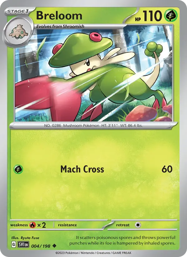 Breloom, Scarlet & Violet 004