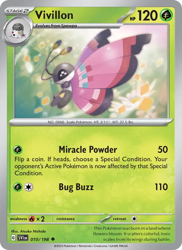 Vivillon, Scarlet & Violet 010