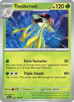 Toedscruel, Scarlet & Violet 026