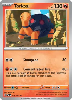 Torkoal, Scarlet & Violet 035
