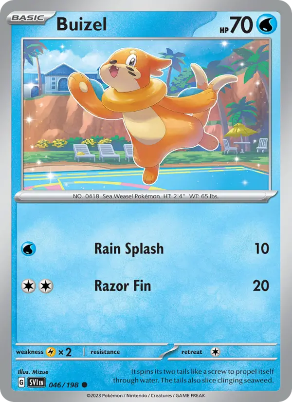 Buizel, Scarlet & Violet 046