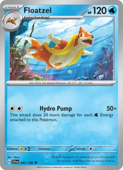 Floatzel, Scarlet & Violet 047