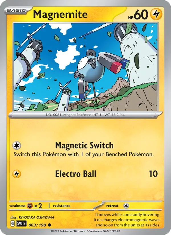 Magnemite, Scarlet & Violet 063