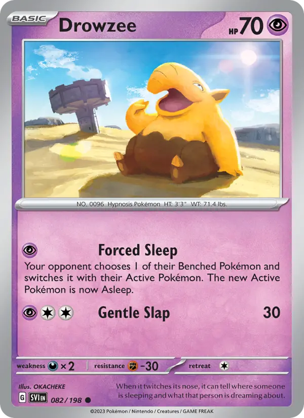 Drowzee, Scarlet & Violet 082