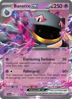 Banette ex, Scarlet & Violet 088