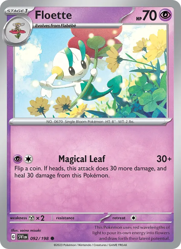 Floette, Scarlet & Violet 092