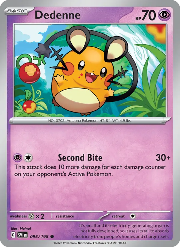 Dedenne, Scarlet & Violet 095