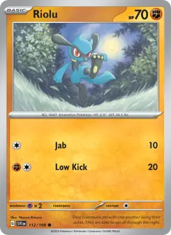 Riolu, Scarlet & Violet 112