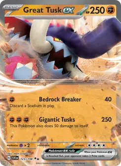 Great Tusk ex, Scarlet & Violet 123